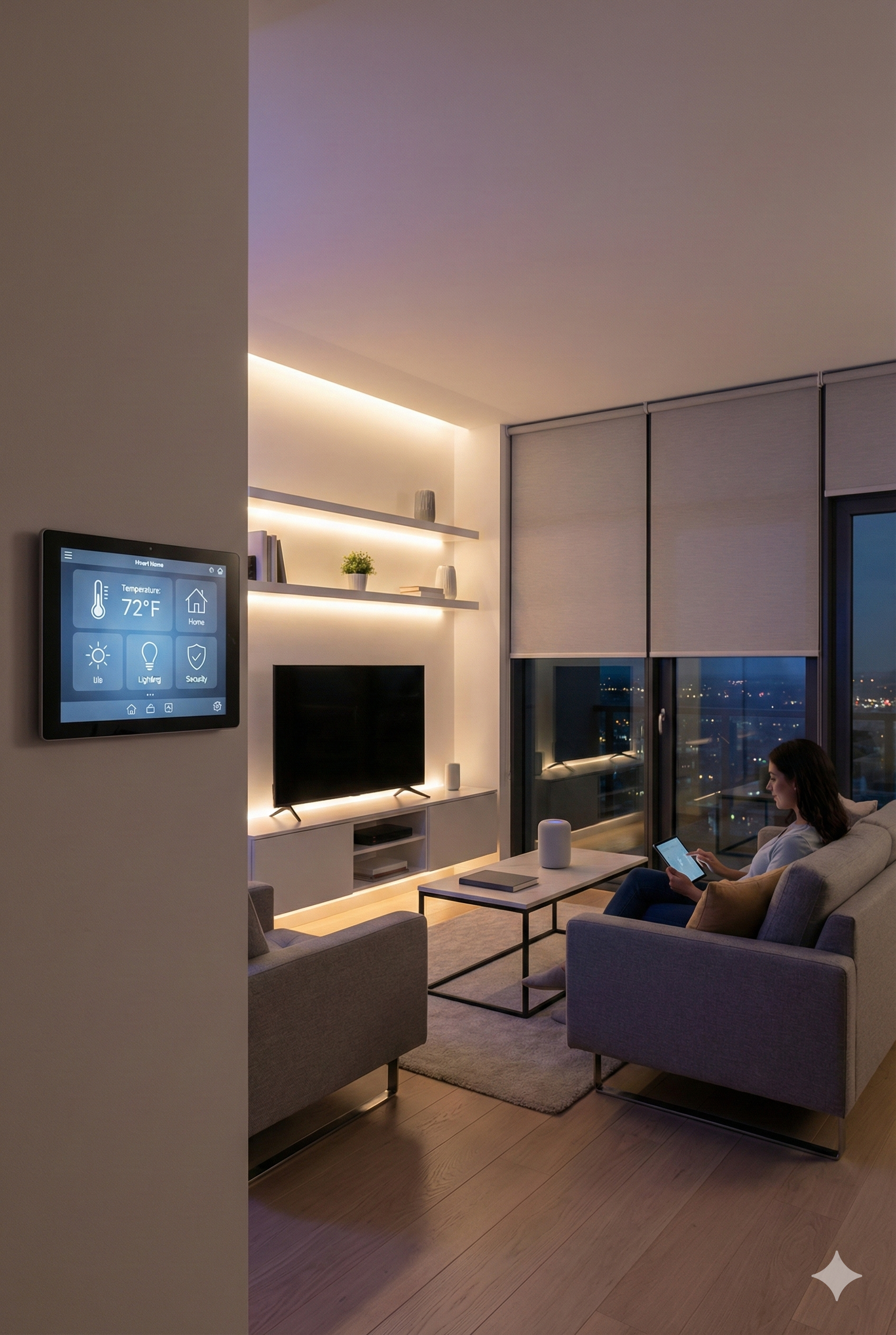 Genie Smart Nest Smart Living Room